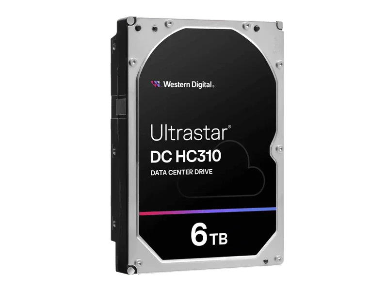 WD Ultrastar DC HC310 6TB 3.5" SAS 7200RPM 512e SE Hard Drive