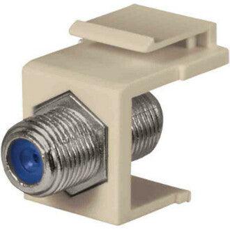 DATACOMM ELECTRONICS 20-3202-AL Keystone Jack with 2.4 GHz F-Connector (Almond)