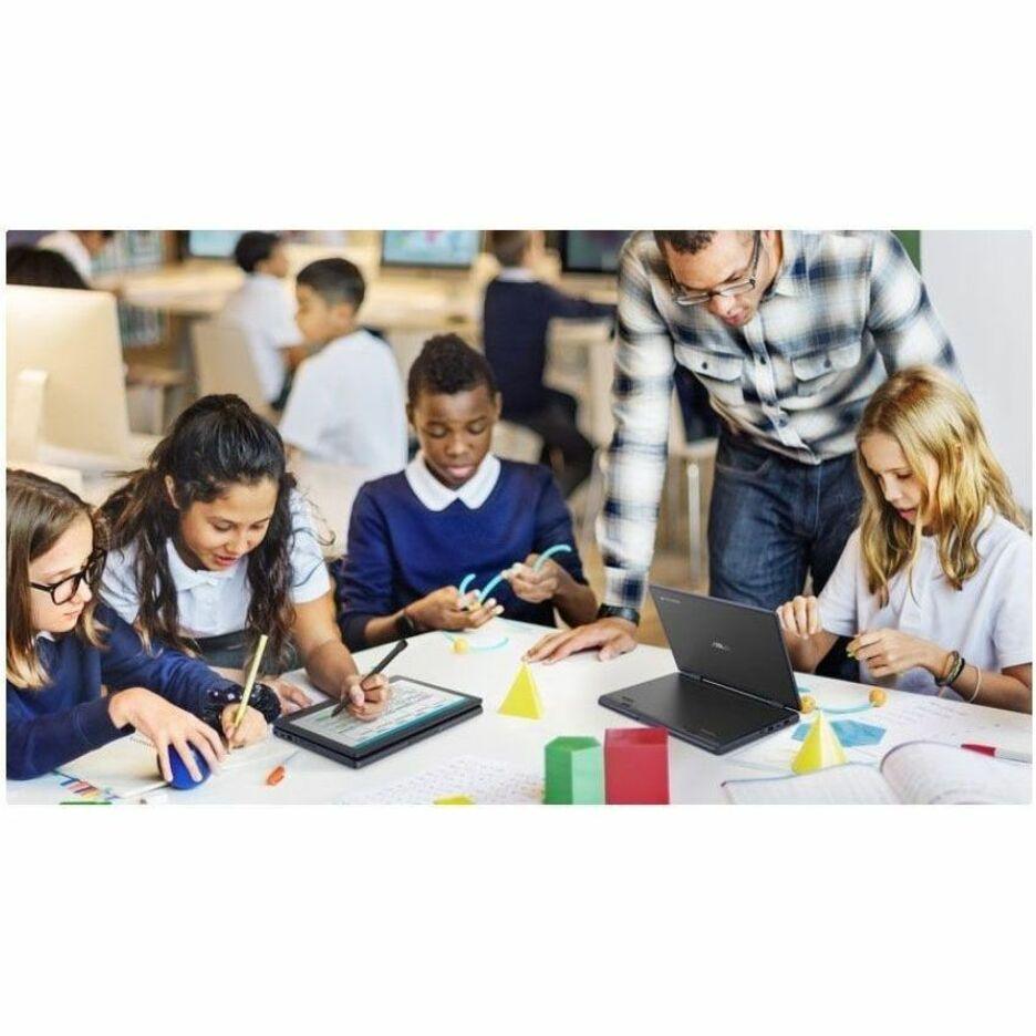 Asus Chromebook CZ12 CZ1204CM2A-YZ84 12.2" Rugged Chromebook - WUXGA - Octa-core (ARM Cortex A76 + Cortex A55) - 8 GB - 64 GB Flash Memory - Mineral Gray