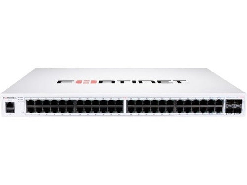 Fortinet FortiSwitch FS-148F-FPOE 48-Port PoE+ 740W Gigabit Ethernet Switch