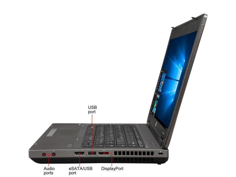HP ProBook 6470B 14" Laptop HD (720p) - Intel Core i5-3220M @ 2.6 GHz, 8GB RAM, 128GB SSD, Intel HD Graphics, Webcam, DisplayPort, Windows 10 Pro x64 , Microsoft Authorized Refurbished (MAR) - 1 Year Warranty
