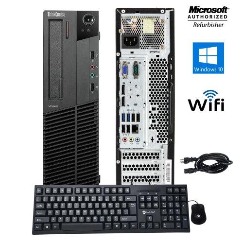 Lenovo ThinkCentre M92P (SFF) Desktop | Intel Core i5-3470 @ 3.20GHz (Quad-Core), 8GB RAM, 256GB SSD, Windows 10 Pro x64 | Intel HD Graphics, DisplayPort, VGA, USB 3.0, 1Gb Ethernet, Wi-Fi, Keyboard & Mouse | Small Form Factor PC, 1 Year Warranty