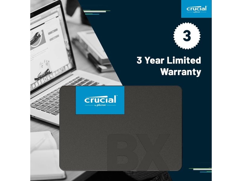 Crucial BX500 500GB SATA 2.5" 3D NAND SSD - CT500BX500SSD1