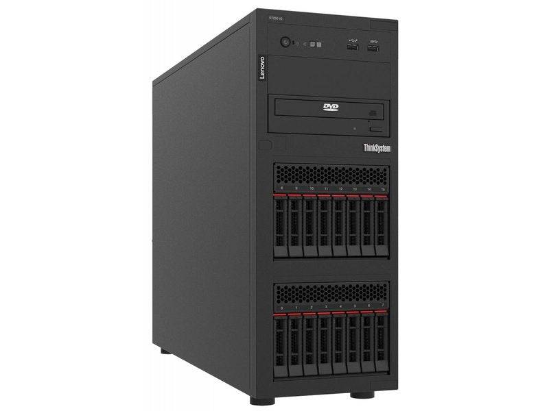 Lenovo ThinkSystem ST250 V2 Intel Xeon E-2378G 16GB 8C 8-bay 2.5" 550W 3YR Tower Server