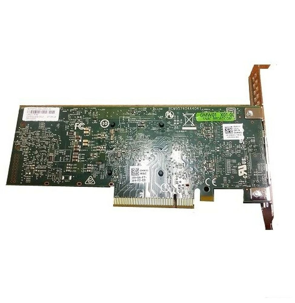 Dell Broadcom® 57416 double port 10 Go. Base-T. adaptateur PCIe. profil bas (540-BBVM)