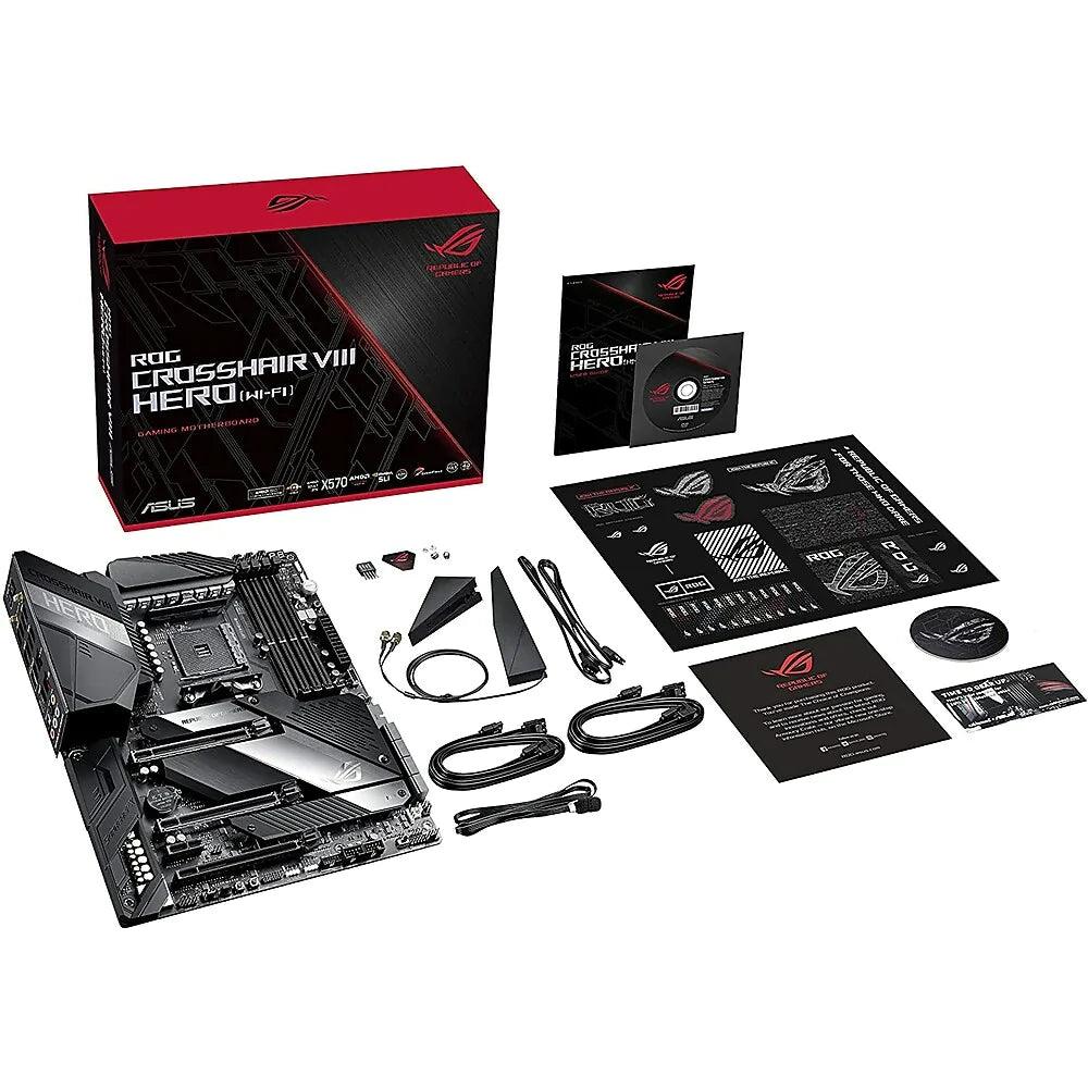 ASUS ROG Crosshair VIII Hero (Wi-Fi) X570 ATX motherboard carte mère - ADYASTORE casablanca maroc