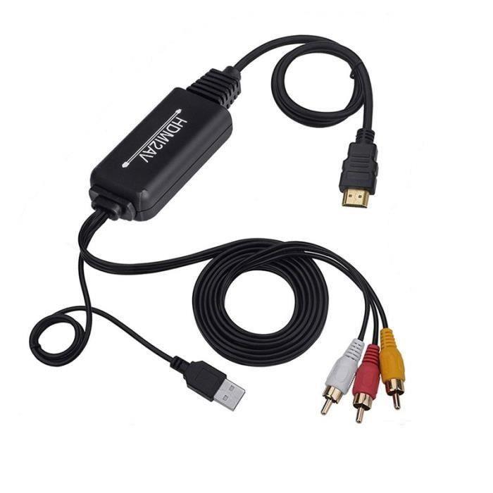 CABLE RCA TO HDMI - ADYASTORE casablanca maroc