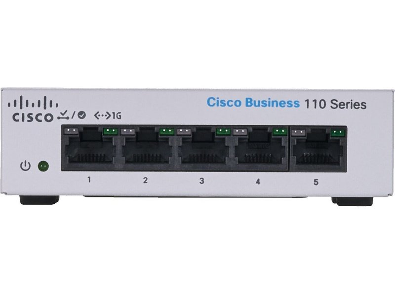 Cisco CBS110-5T-D-AU CBS110 5-Port Unmanaged Gigabit Switch