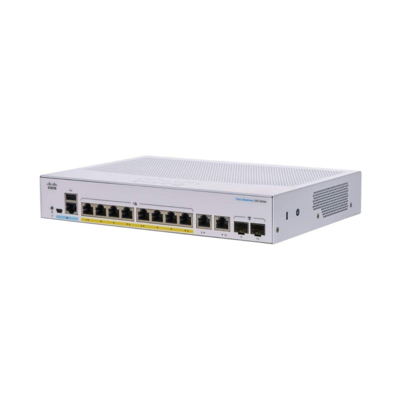 CBS350 Managed 12-port 10GE, 2x10G SFP+ Shared | 800 MHz ARM | 512MB DRAM | 256MB Flash - ADYASTORE casablanca maroc