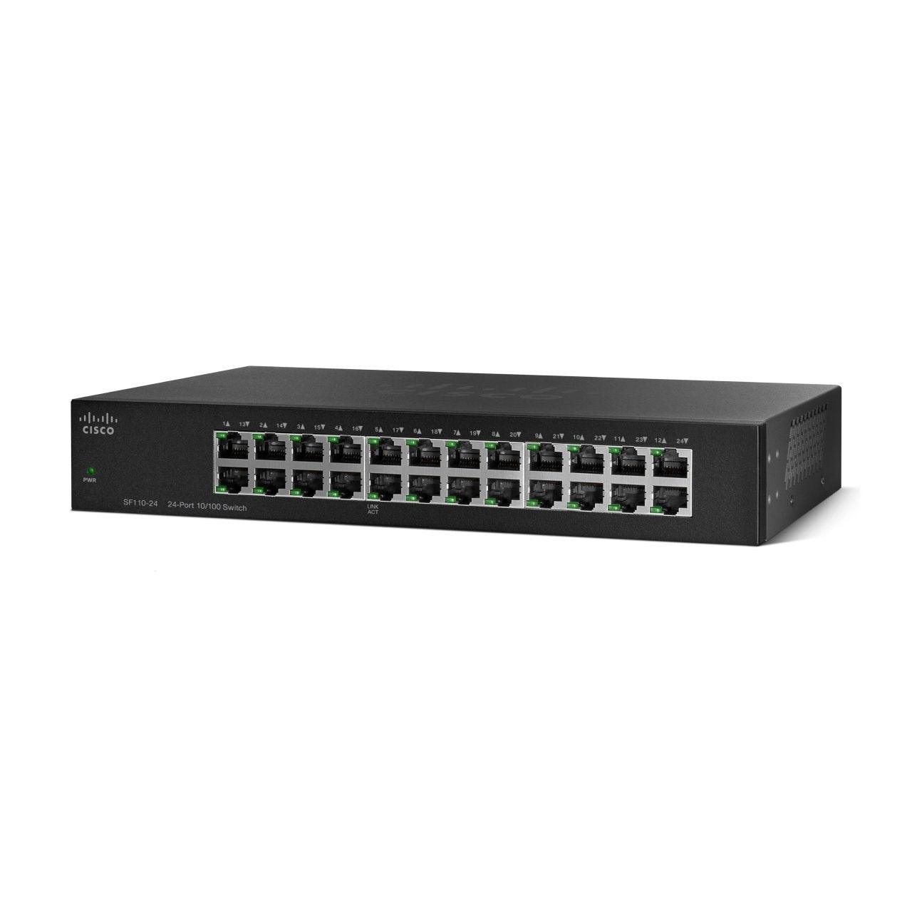 Cisco SF110-24 24-Port 10/100 Switch | 100-240 VAC - ADYASTORE casablanca maroc