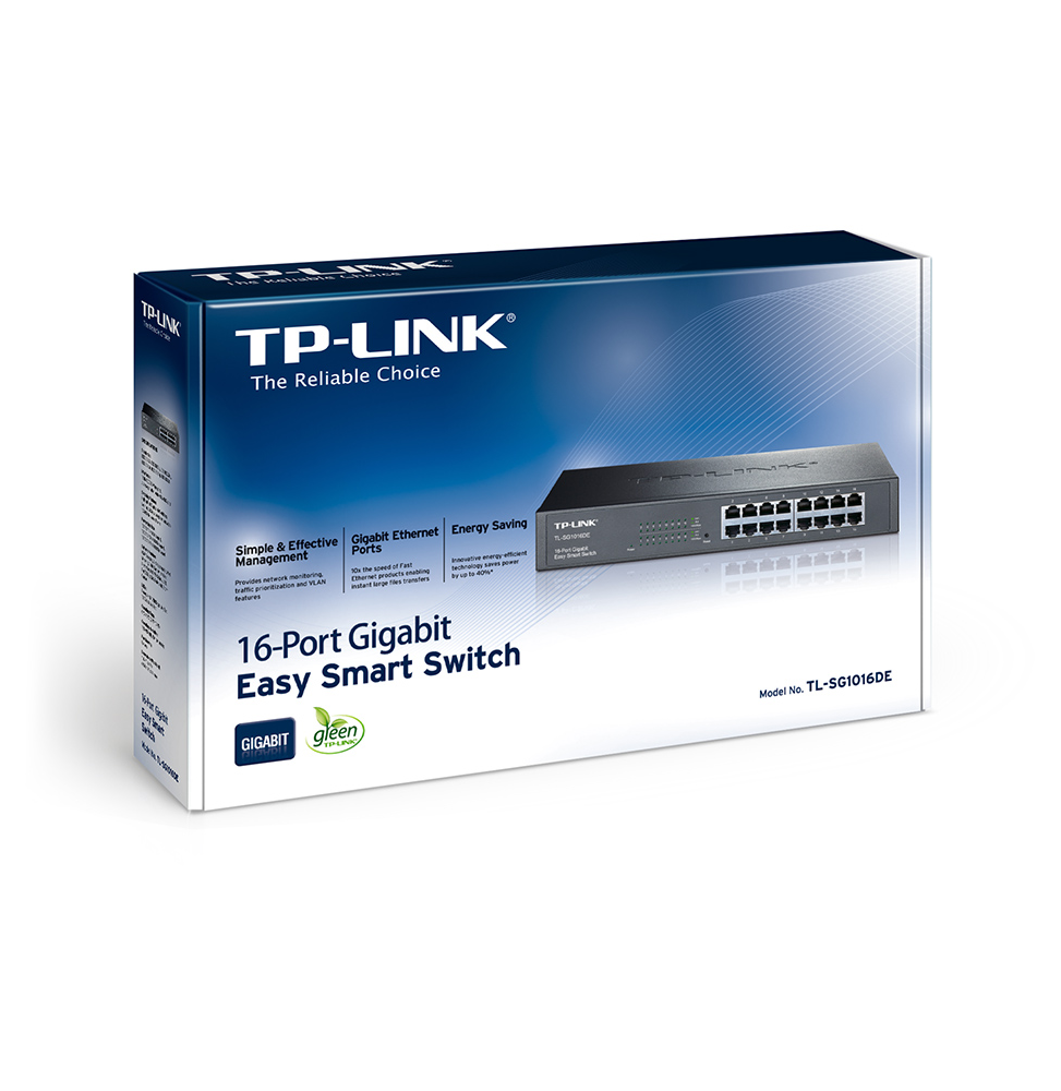 Switch Easy Smart TP-Link TL-SG1016DE 16-Port Gigabit