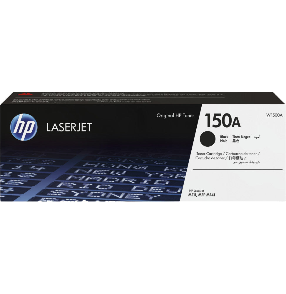 HP 150A Noir - Toner HP LaserJet d'origine (W1500A)