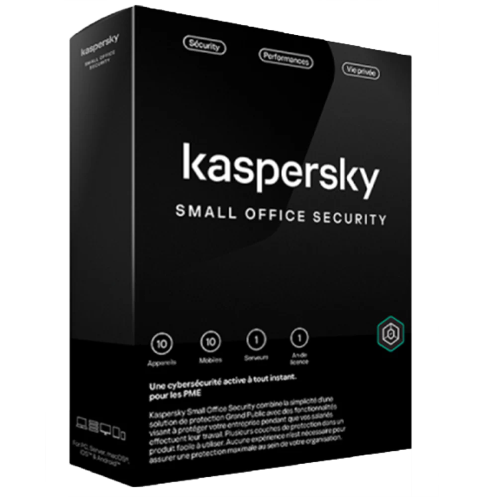 Kaspersky Small Office Security | 20 Postes / 1 Serveur / 1 Year (KL45418BNFS-23MAG)