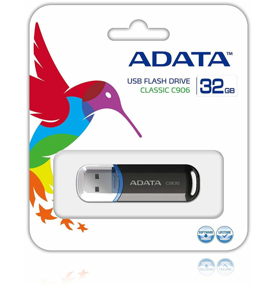 Clé USB ADATA C906 (AC906-32G-RBK)
