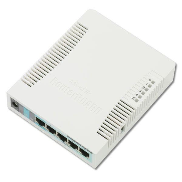 MikroTik RB951G-2HnD Indoor Gigabit Wireless Router (Complete with enclosure, power supply) - ADYASTORE casablanca maroc
