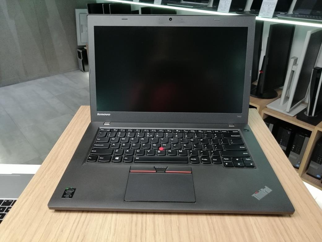 Lenovo ThinkPad T450 Ultrabook 14" HD+ | Intel Core i5-5300U @ 2.90 GHz (5th Gen), 256GB SSD, 8GB RAM, , VGA, DisplayPort, 1Gb Ethernet, Bluetooth, Windows 10 Pro x64 | Grade A (Certified Refurbished) - 1 Year Warranty