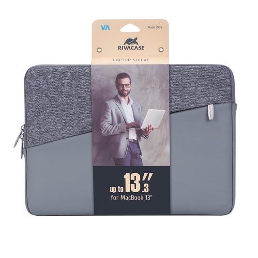 Rivacase 7903 — Housse ordinateur 13,3 pouces gris