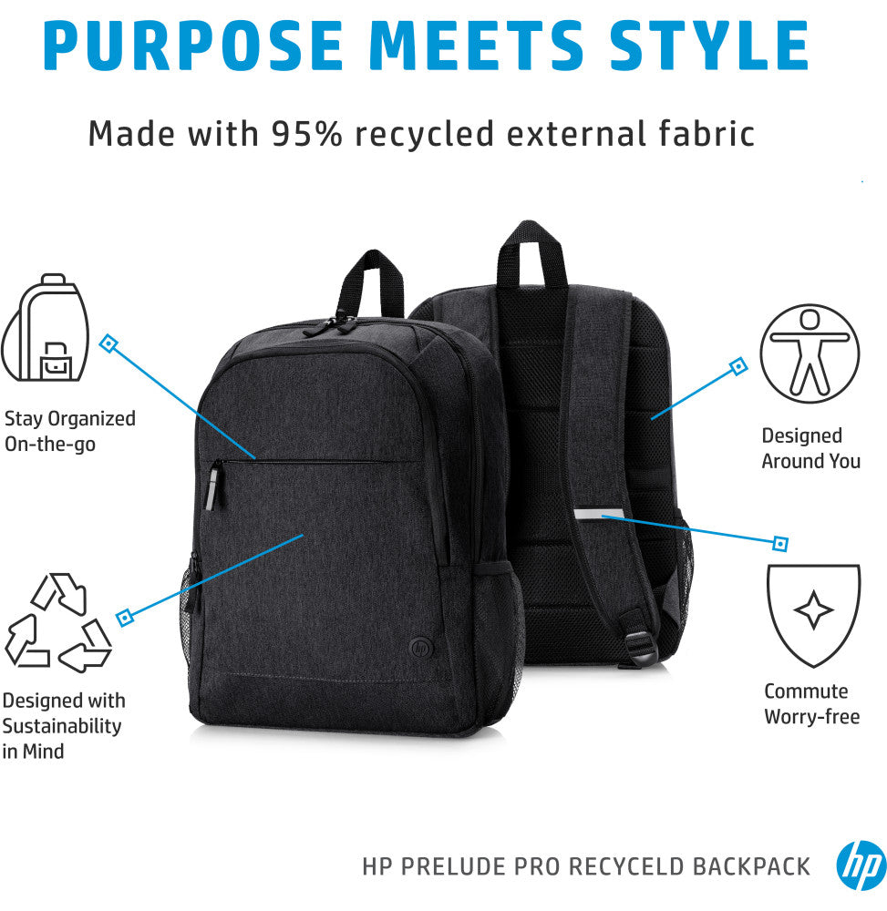 Sac à dos HP Prelude Pro Recycled 15" (1X644AA)