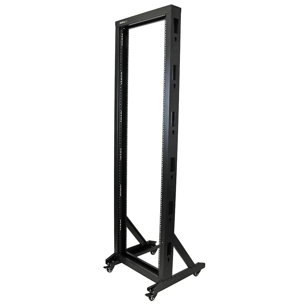 StarTech 2-Post Server Rack with Casters, 42U - ADYASTORE casablanca maroc