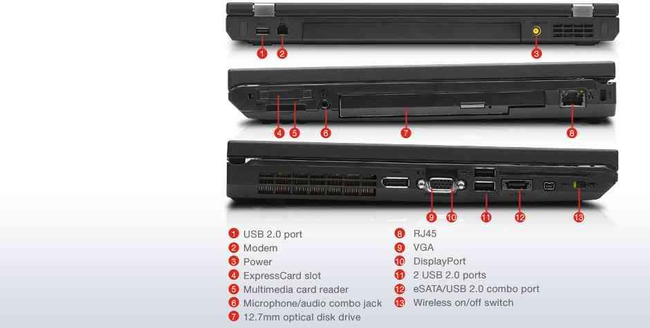 Lenovo ThinkPad T520 Laptop 15.6" HD LED | Intel Core i7-2620M @ 2.60Ghz up to 3.60GHz , 16GB RAM, 1TB SSD Solid State Drive, Intel HD Graphics 3000, WEBCAM, USB 3.0 + DisplayPort - Windows 10 Pro x64, Grade A (Certified Refurbished ) - 1 Year Warranty