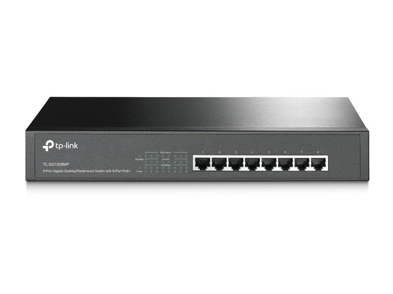 TP-Link TL-SG1008MP 8-Port PoE+ 153W Gigabit Desktop/Rackmount Switch