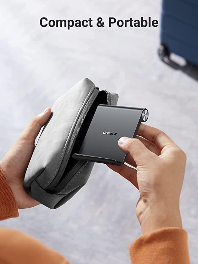 UGREEN Phone Stand for Desk Adjustable Mobile Desktop Holder - ADYASTORE casablanca maroc