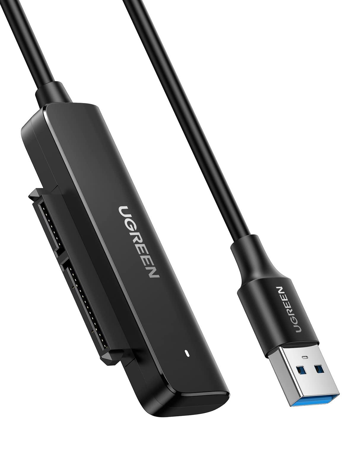 UGREEN Câble SATA USB 3.0 Adaptateur SATA USB pour SSD et Disques Durs –  ADYASTORE