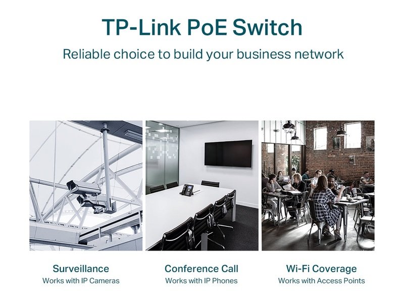 TP-Link TL-SG1428PE 24-Port PoE+ 250W Gigabit Easy Smart Switch with 2 SFP Slots