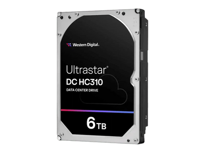 WD Ultrastar DC HC310 6TB 3.5" SAS 7200RPM 512e SE Hard Drive