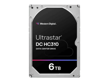 WD Ultrastar DC HC310 6TB 3.5" SAS 7200RPM 512e SE Hard Drive