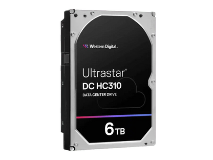 WD Ultrastar DC HC310 6TB 3.5" SAS 7200RPM 512e SE Hard Drive