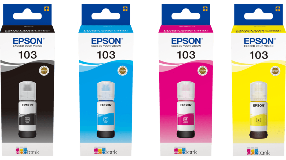 103 EcoTank Ink Series (Bouteilles d’encre 4 couleurs 103 Inks) - ADYASTORE casablanca maroc