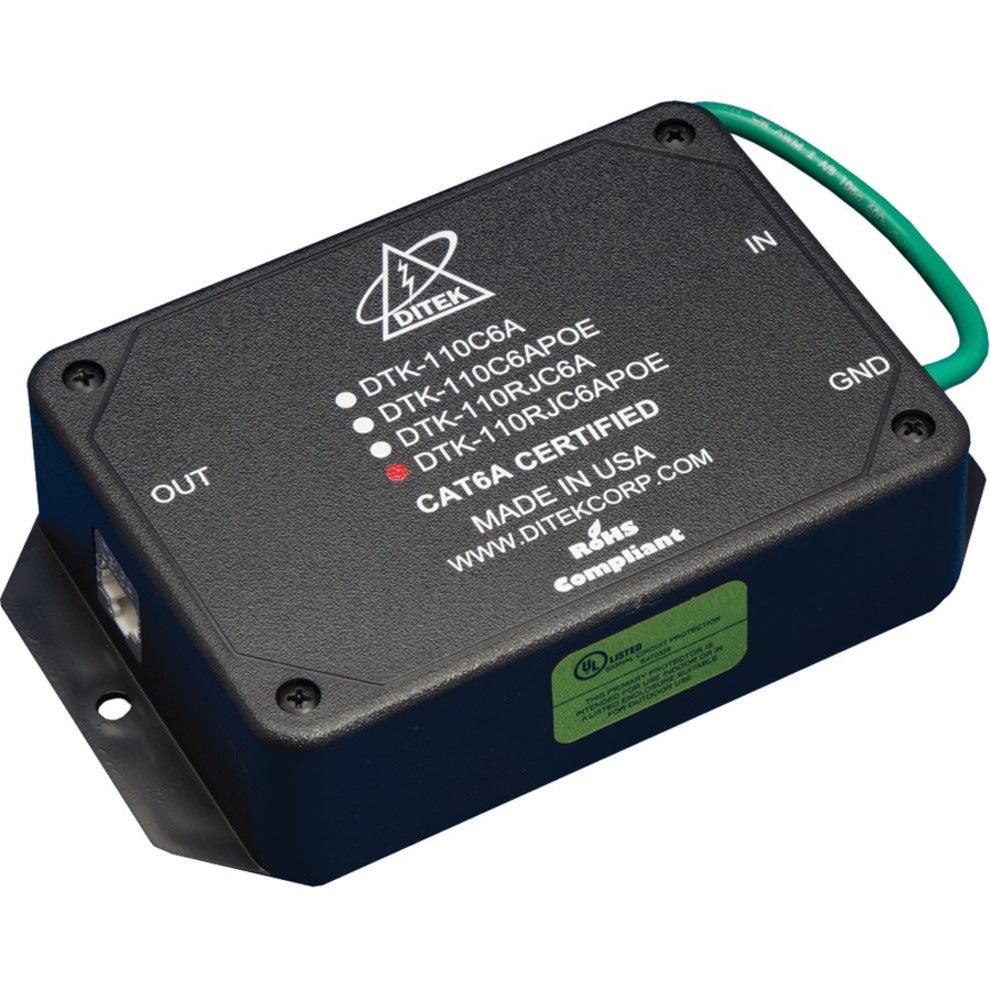 DITEK 10 Gigabit Ethernet Surge Protection (DTK-110RJC6APOE)