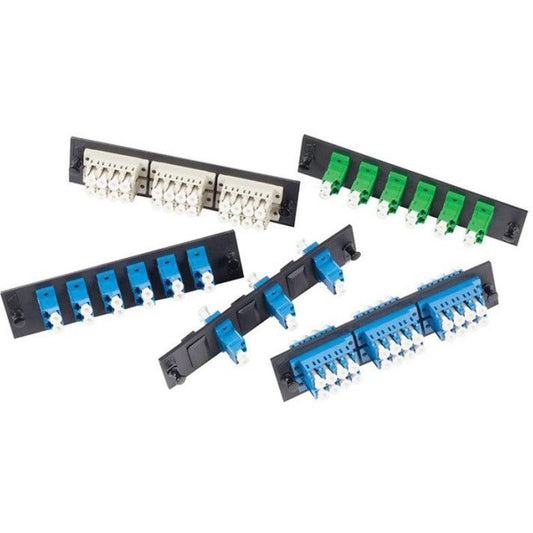 OCC Adapter Plate, 12-port, Dual LC, Multimode, Ceramic Sleeve (6112MMDLC)