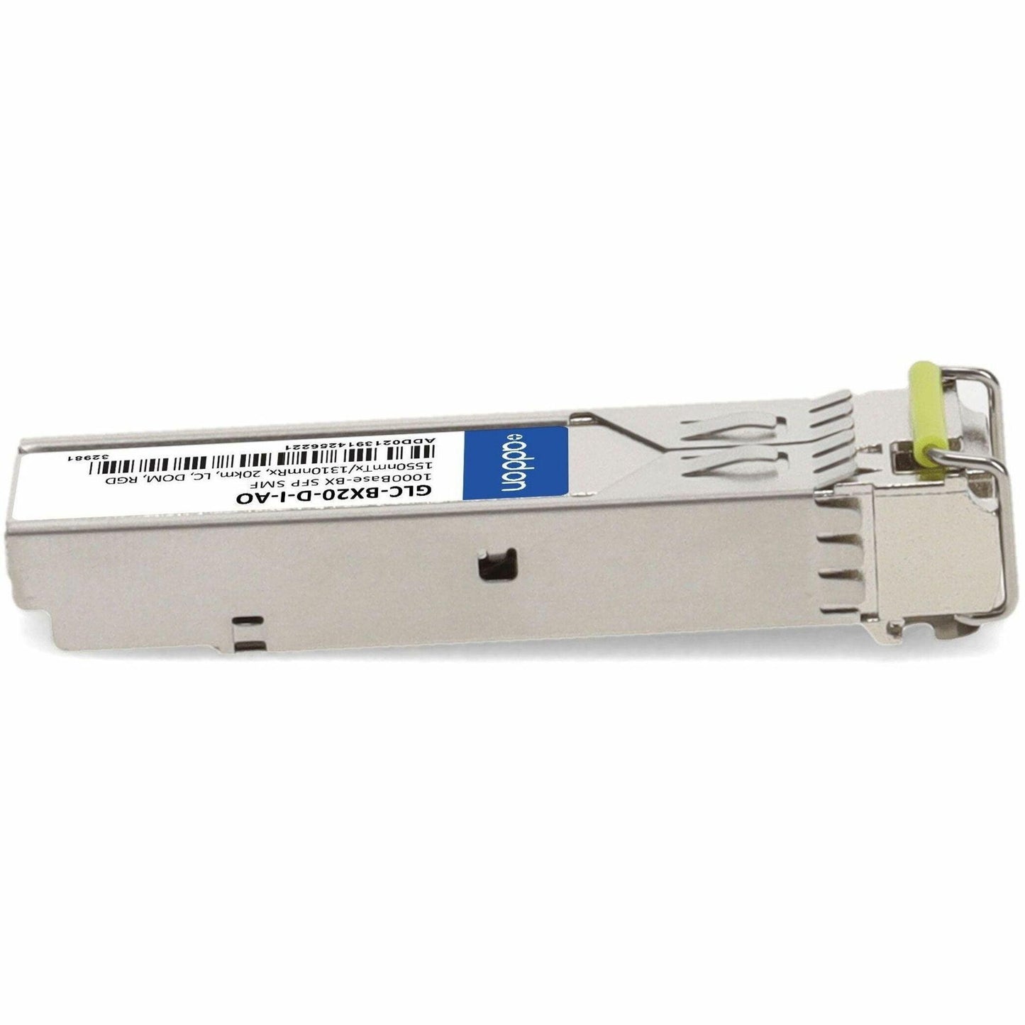 AddOn Cisco GLC-BX20-D-I Compatible TAA Compliant 1000Base-BX SFP Transceiver (SMF, 1550nmTx/1310nmRx, 20km, LC, DOM) (GLC-BX20-D-I-AO)