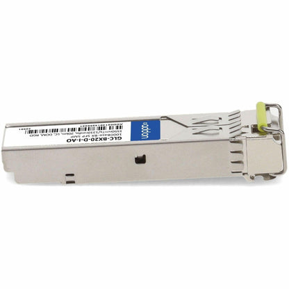 AddOn Cisco GLC-BX20-D-I Compatible TAA Compliant 1000Base-BX SFP Transceiver (SMF, 1550nmTx/1310nmRx, 20km, LC, DOM) (GLC-BX20-D-I-AO)