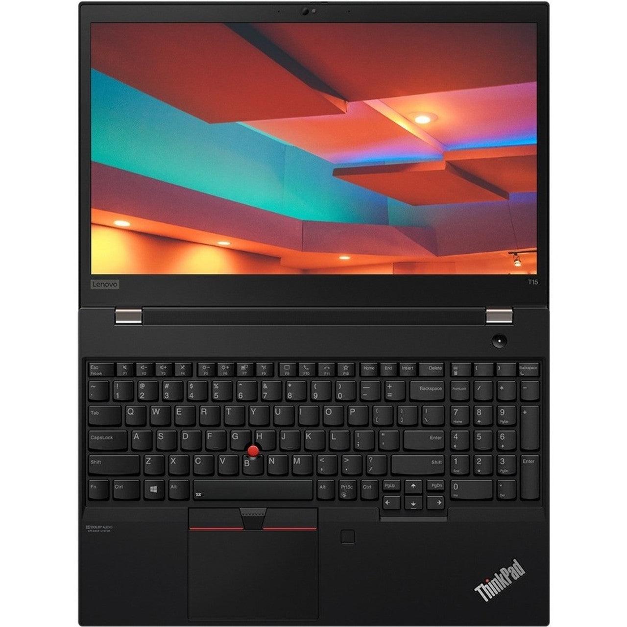 Lenovo ThinkPad T15 Gen 1 (15.6", i5-10310U) Laptop | 15.6" FHD IPS (1080p) | Intel Core i5-10310U (up to 4.40GHz) Quad-Core (10th Gen), 16GB RAM, 512GB NVMe SSD - Windows 11 - UHD Graphics, USB-C, HDMI - Certified Refurbished (Grade A) - 1 Year Warranty