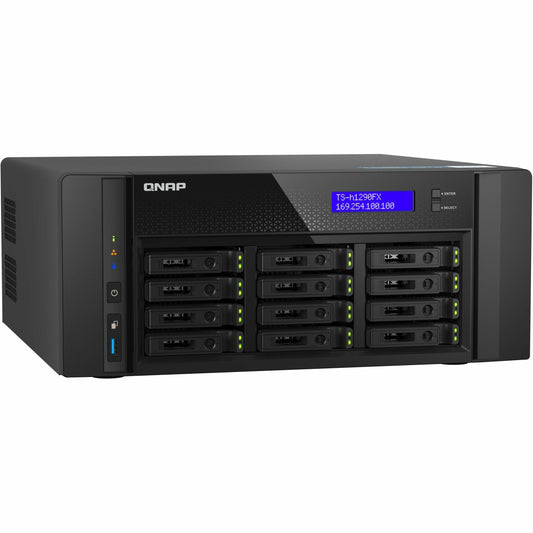 QNAP NAS TS-h1290FX-7232P-64G-US 12Bay AMD EPYC7232P 64GB DDR4 750W Retail