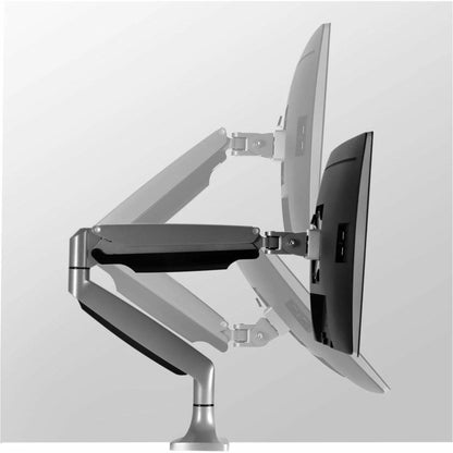Mount-It! Mount-It MI-1771S Monitor Desk Mount For 13 - 27&quot; Monitors, 20&quot;H x 19&quot;W x 13&quot;D, Silver