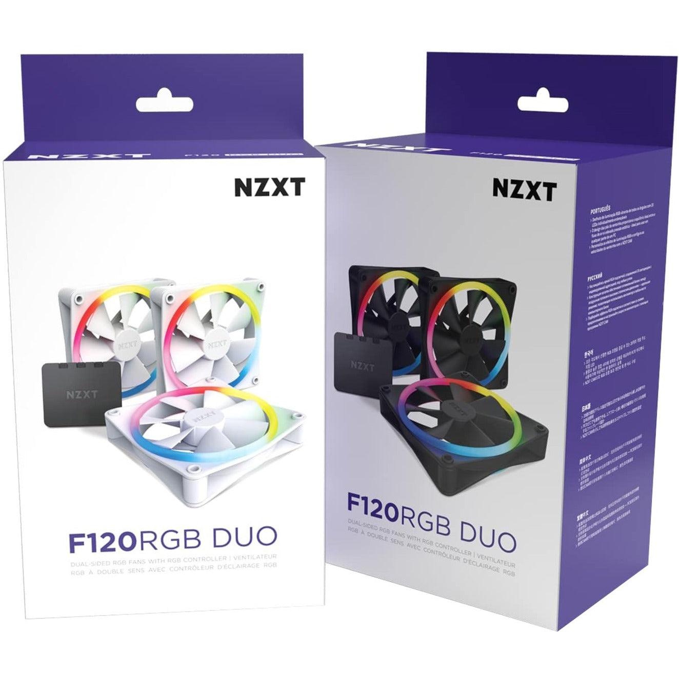 NZXT F120 RGB Duo Triple Pack (RF-D12TF-B1)