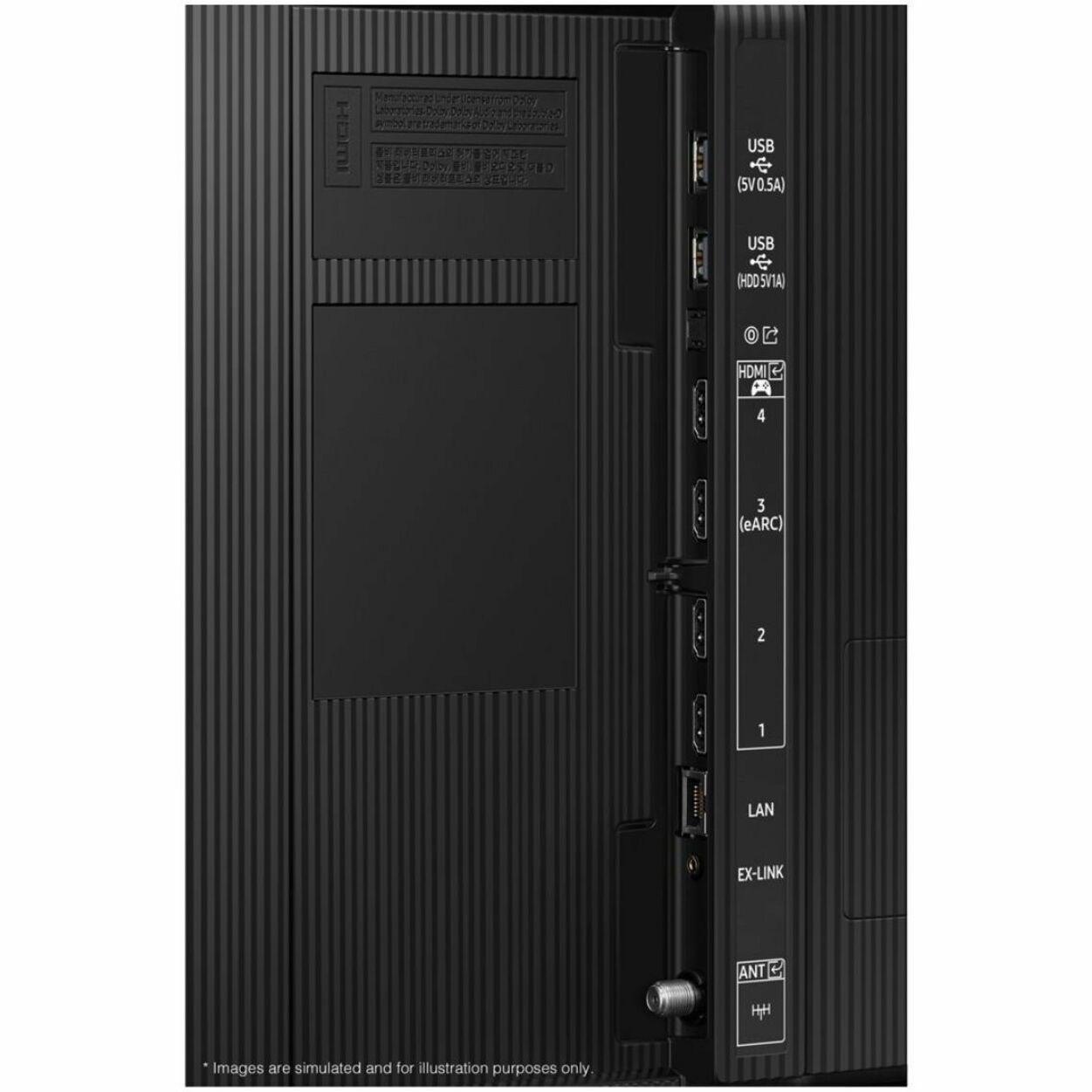 Samsung UPP 98" 4K 120HZ Simple Champher Design QLED Motion Xcelerator Turbo+ Smart LED TV (QN98Q80CAFXZA)