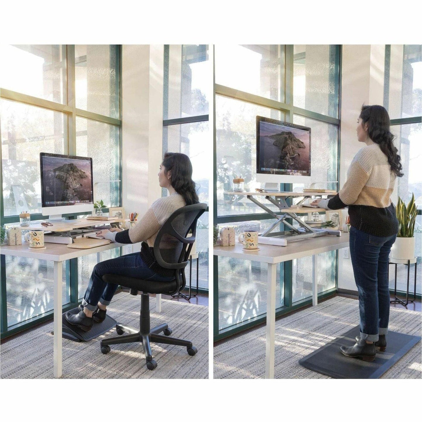 Mount-It! Standing Desk Converter with 38" Desktop (MI-15007)