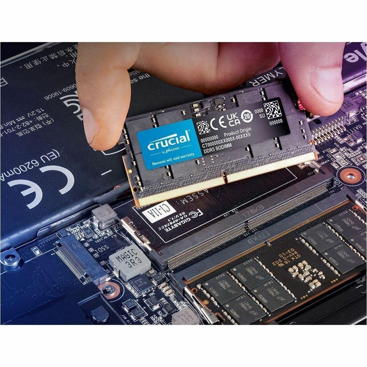 CRUCIAL/MICRON - IMSOURCING 48GB DDR5 SDRAM Memory Module (CT48G56C46S5)