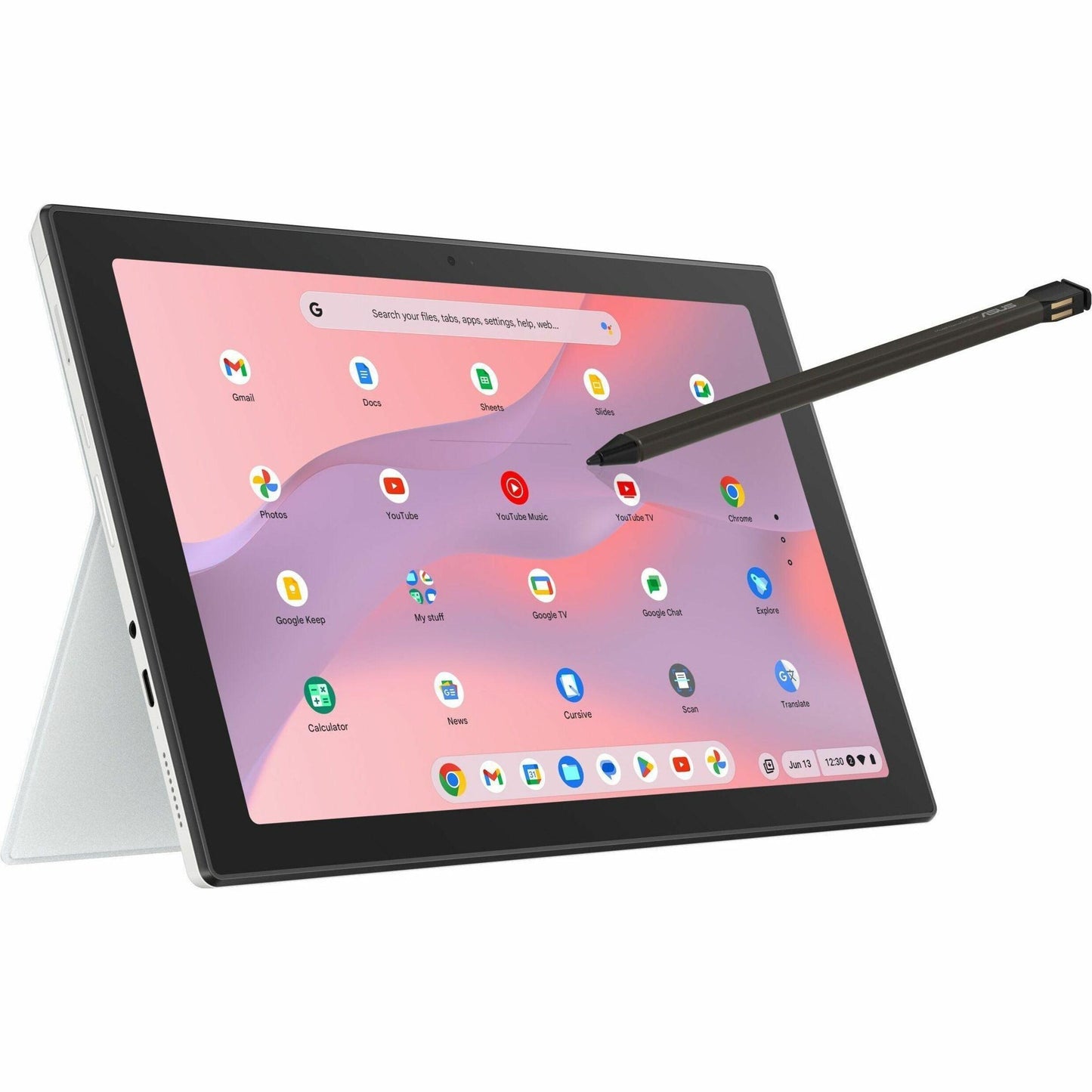 Asus CHROMEBOOK DETACHABLE MEDIATEK KOMPANIO 520 10.5IN 4/64GB DETACHABLE SOFT KB WIT (CM3001DM2A-YZ44T-S)