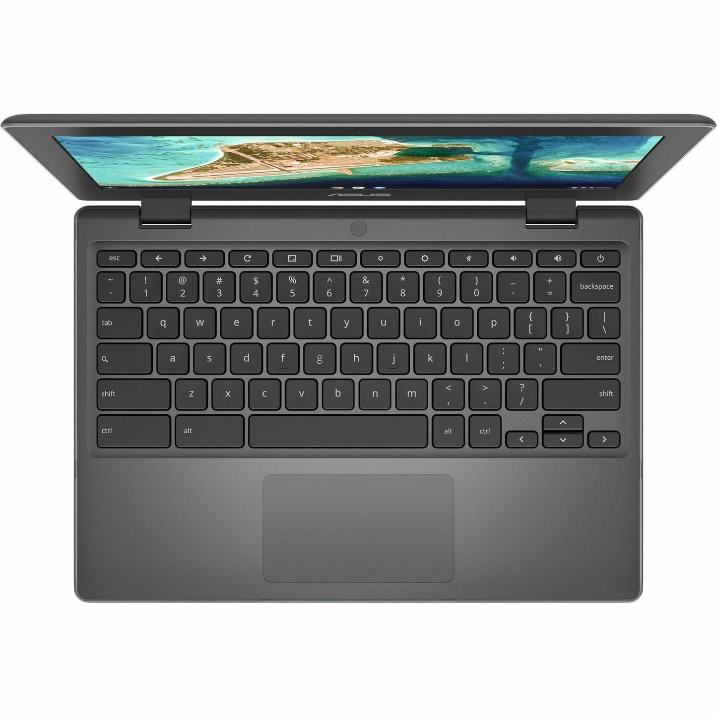 Asus Chromebook CR1 CR1100CKA-YZ142T 11.6" Touchscreen Rugged Chromebook - HD - Intel Celeron N5100 - 4 GB - 32 GB Flash Memory - Dark Gray