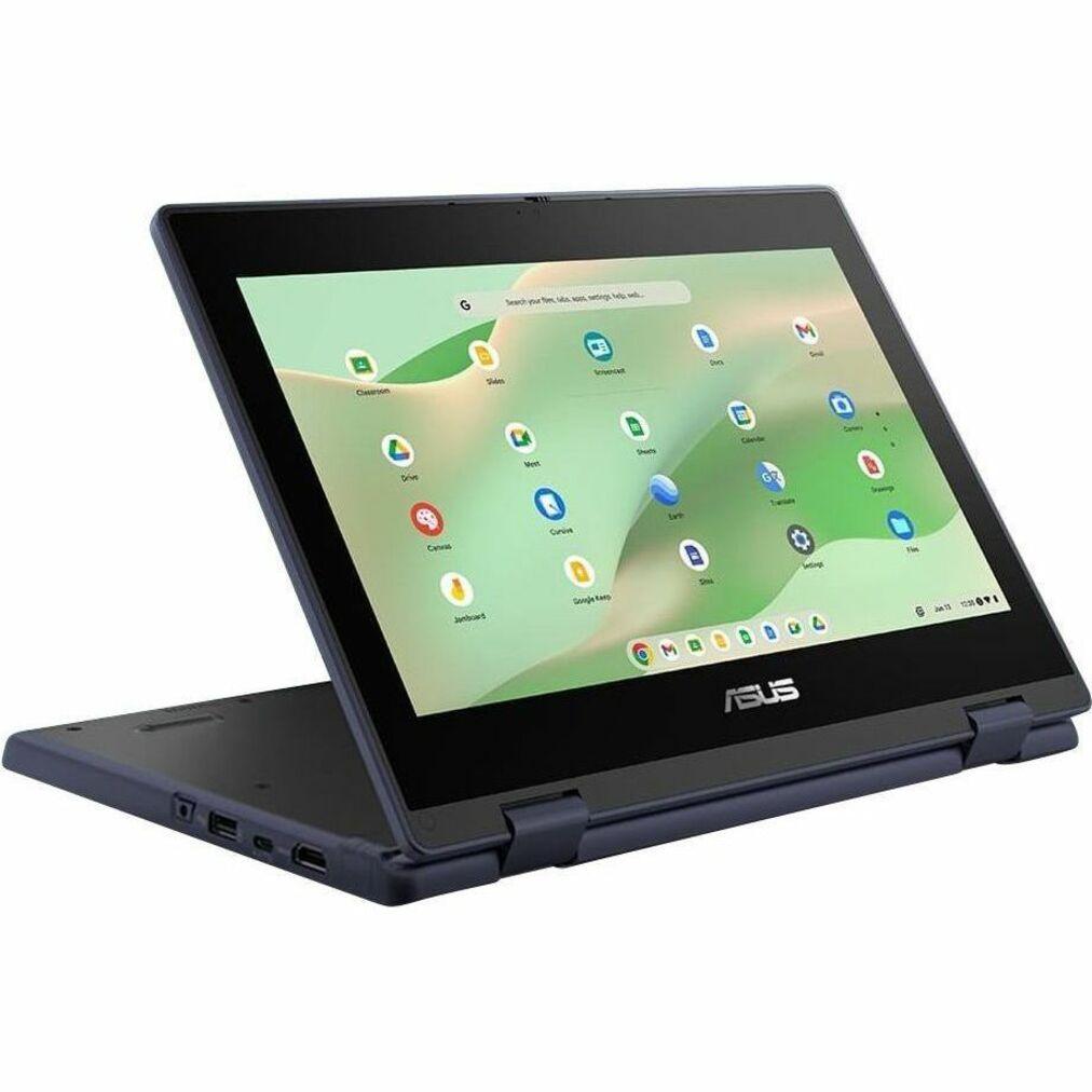 Asus Chromebook CZ11 Flip CZ1104FM2A-YZ42T 11.6" Touchscreen Rugged Convertible 2 in 1 Chromebook - HD - Octa-core (ARM Cortex A76 + Cortex A55) - 4 GB - 32 GB Flash Memory - Mineral Gray