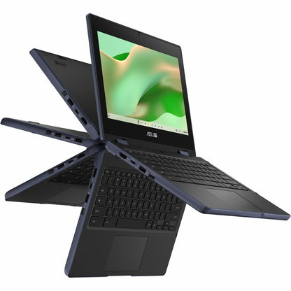 Asus Chromebook CZ11 Flip CZ1104FM2A-YZ42T 11.6" Touchscreen Rugged Convertible 2 in 1 Chromebook - HD - Octa-core (ARM Cortex A76 + Cortex A55) - 4 GB - 32 GB Flash Memory - Mineral Gray