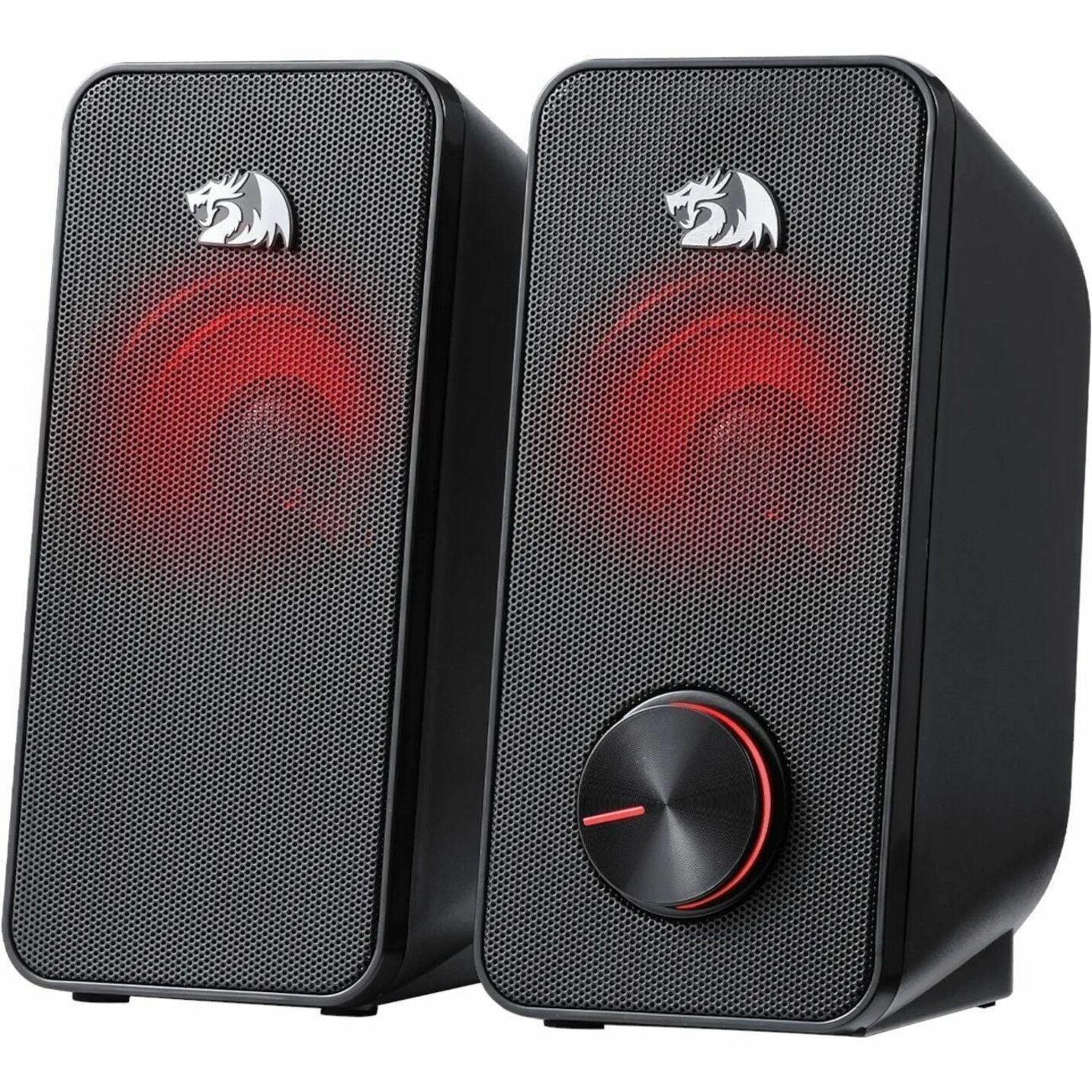 Redragon Stentor GS500 2.0 Speaker System - Desktop - USB - 2 Pack