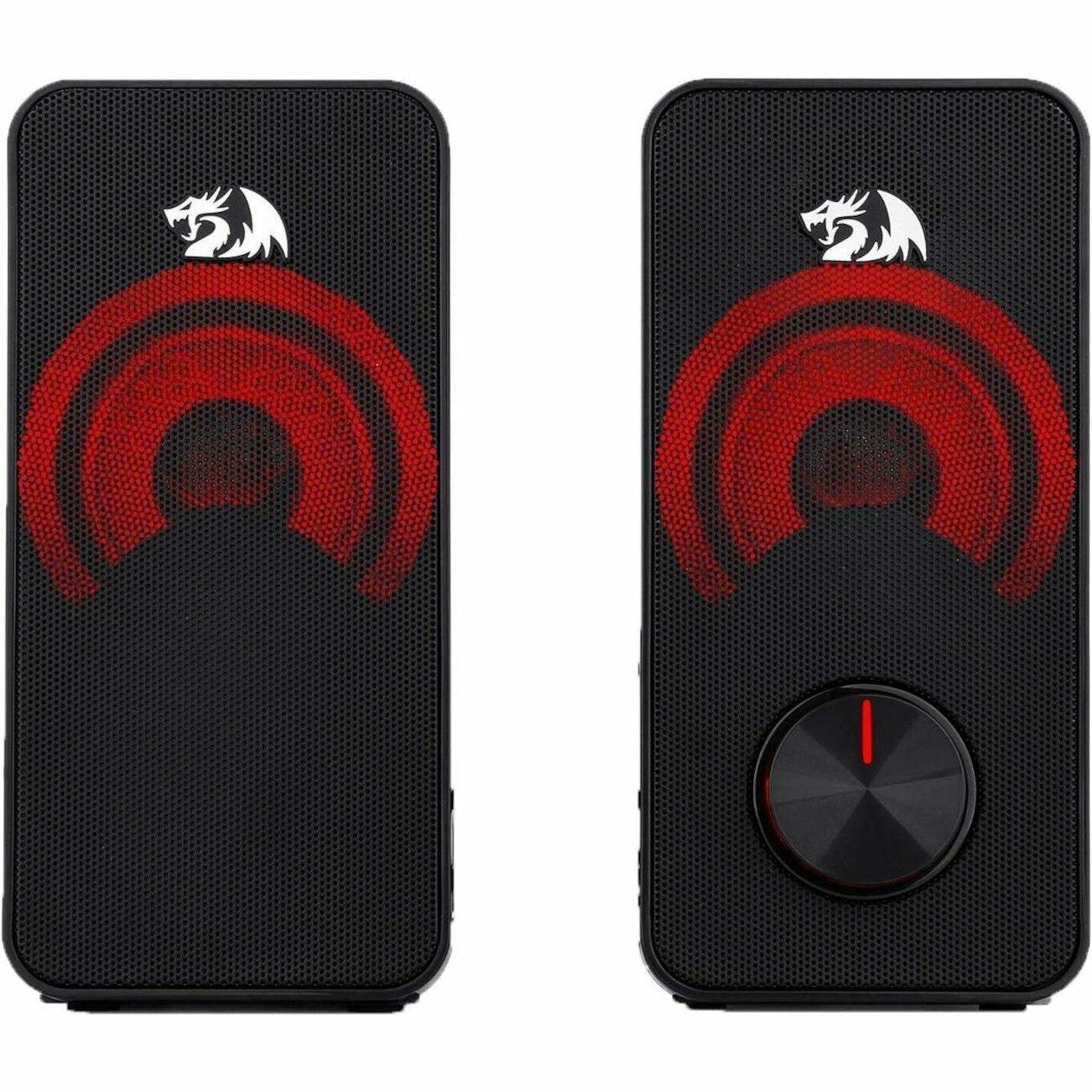 Redragon Stentor GS500 2.0 Speaker System - Desktop - USB - 2 Pack