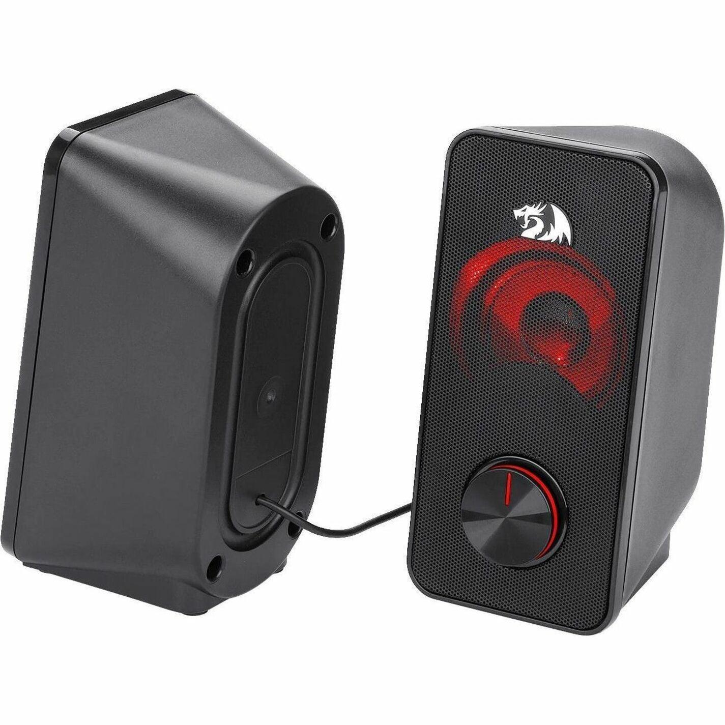 Redragon Stentor GS500 2.0 Speaker System - Desktop - USB - 2 Pack